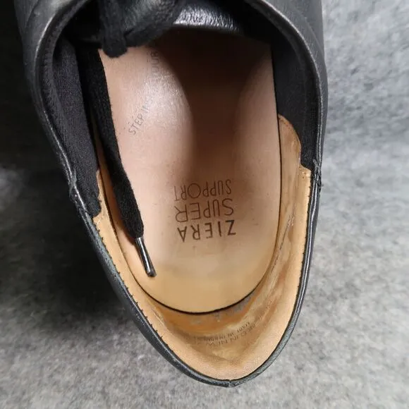 Ziera Shoes Womens 42 Allsorts Sneakers Comfort Walking Leather Lifestyle Black