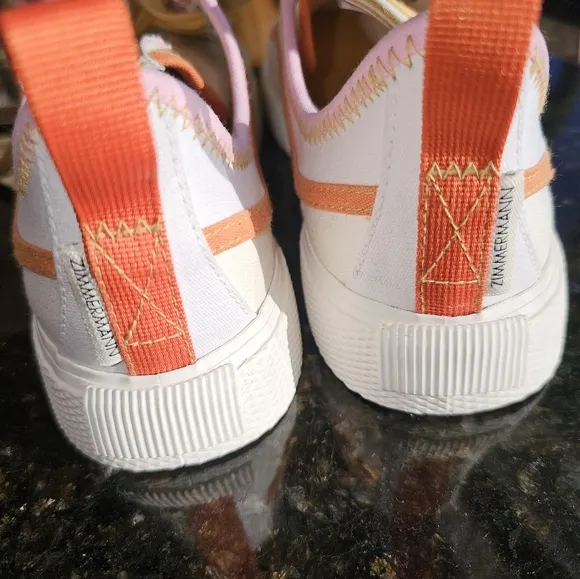 Zimmermann Canvas Printed  Low Top Sneakers   Sz EU39/US8.5